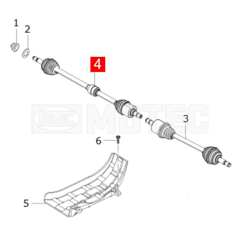 154000236AA 154000237AA Drive Shaft CHERY ARRIZO 5 CVT Original Quality Factory and Wholesale in China